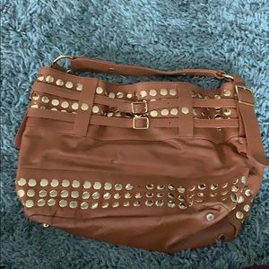 Rebecca Minkoff-Studded Devote Tote in Auburn